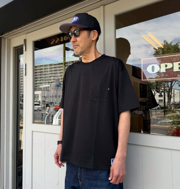 BLUCO - FUNCTION POCKET T-SHIRT -OVERSIZE- BLACK