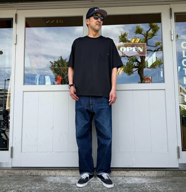 BLUCO - FUNCTION POCKET T-SHIRT -OVERSIZE- BLACK