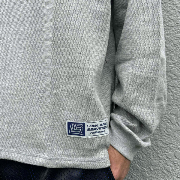 RADIALL - COUPE - FOOTBALL SHIRT L/S  - GRAY