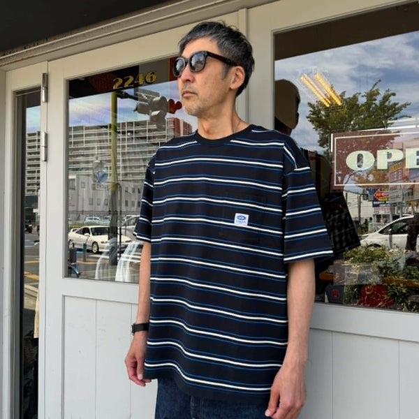 CHALLENGER - S/S AUTHENTIC BORDER TEE - BLACK