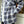 BLUCO - PRINT FLANNEL CHECK SHIRT -Ombre- NAVY