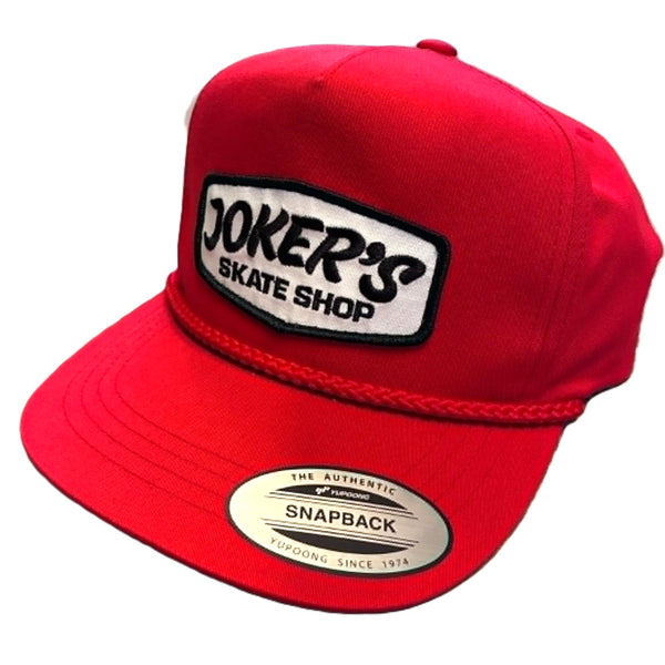 JOKERS'S SKATE SHOP - CLASSIC ROPE CAP - RED