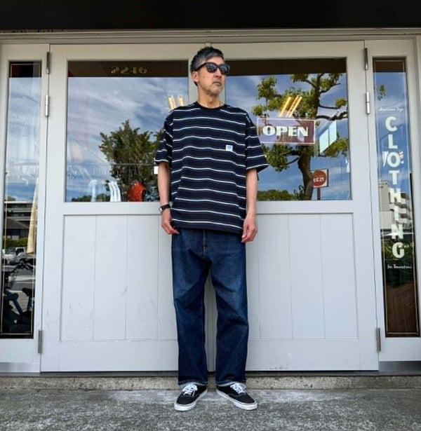 CHALLENGER - S/S AUTHENTIC BORDER TEE - BLACK