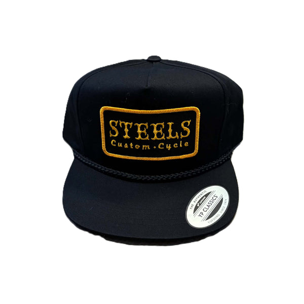 STEELS -   SOLO PATCH CAP - BLACK