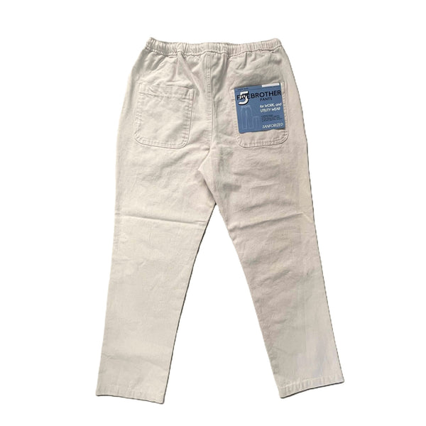 FIVE BROTHER -  DUCK EASY PANTS - WHITE