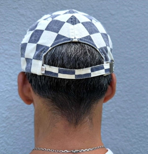 BRIXTON - OUT FOR A GOOD TIME LP ADJT - NAVY GINGHAM