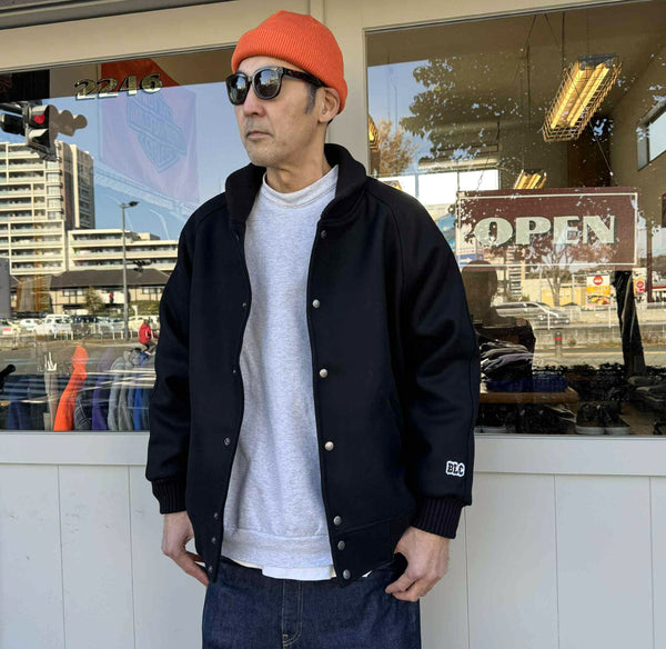 BLUCO - HEAVY MELTON PHARAOH COAT - BLACK