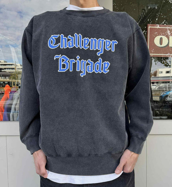 CHALLENGER - CLASSIC LOGO C/N SWEAT - BLACK