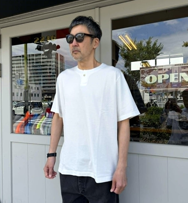 JACKMAN - HENLEYNECK T-SHIRT - WHITE