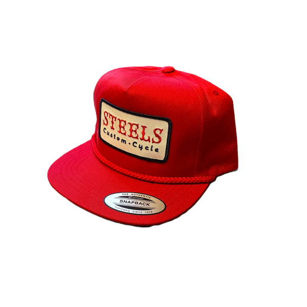 STEELS -   SOLO PATCH CAP - RED