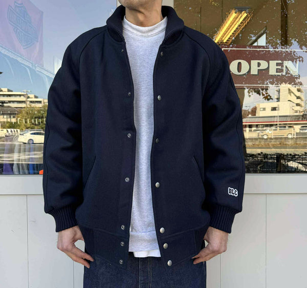 BLUCO - HEAVY MELTON PHARAOH COAT - NAVY