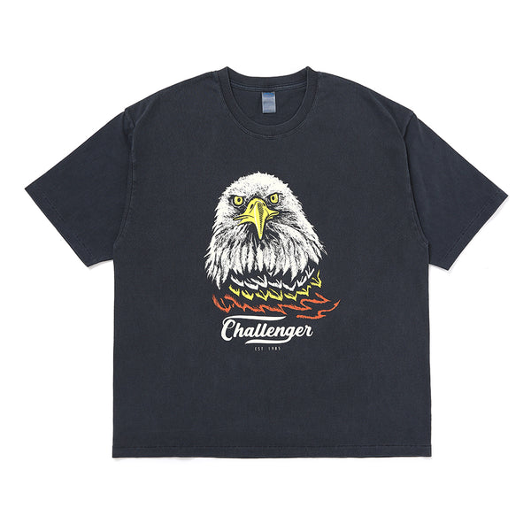 CHALLENGER - EAGLE TEE - PEPPER BLACK