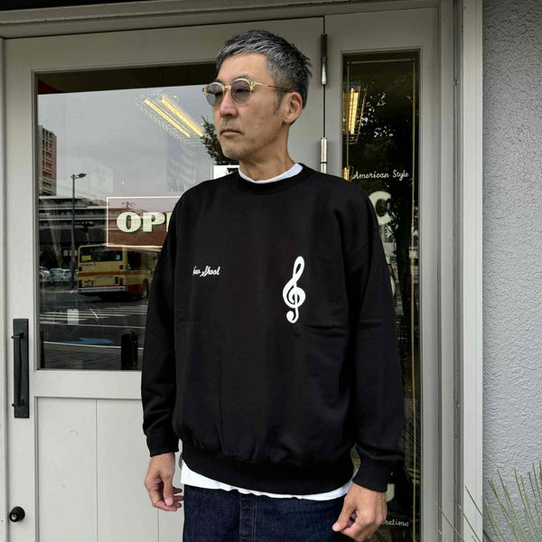 ILL ONE EIGHTY - PATHS OF RHYTHM CREW SWEATSHIRT - BLACK
