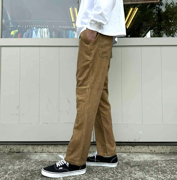 FIVE BROTHER -  CORDUROY EASY PANTS - L.BROWN