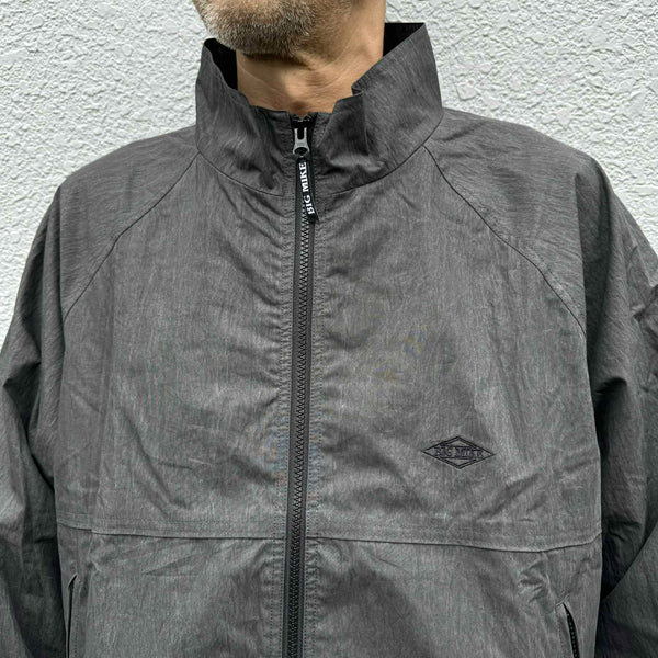 BIGMIKE - NYLON TRACK JACKET / PIGMENTPigment  - BLACK
