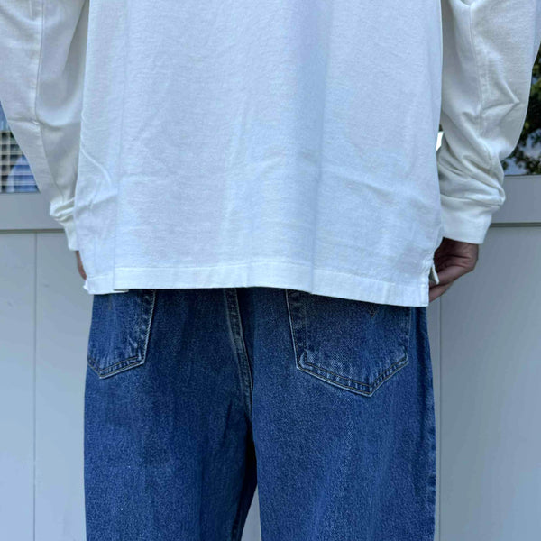 THRIFTY LOOK - LEVIS 550 ONE-TUCK PANTS - BLUE