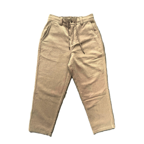 BIGMIKE - CORDUROY WASHED EASY PANTS - BEIGE