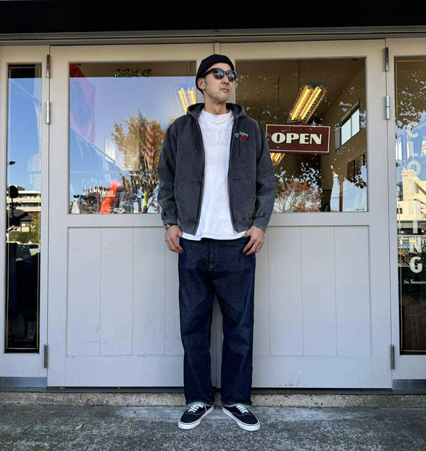 CHALLENGER - ROSE ZIP HOODIE - BLACK