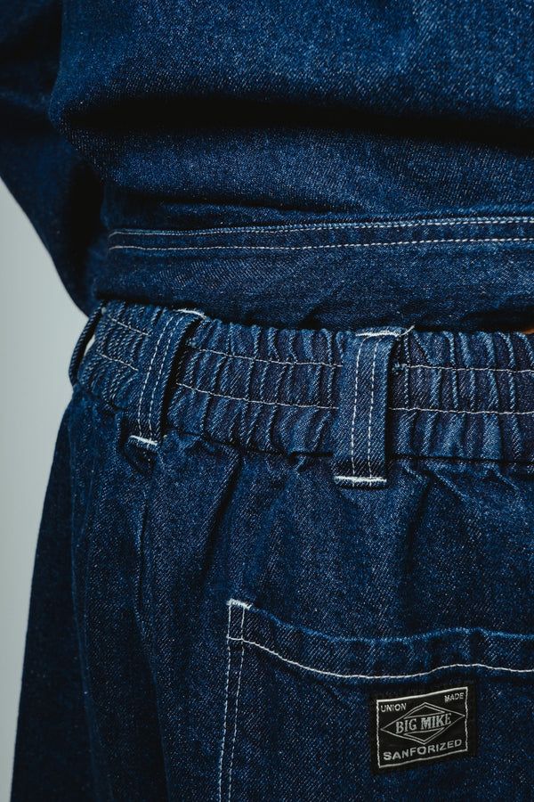 BIGMIKE - DEMIM EASY PANTS - D.INDIGO