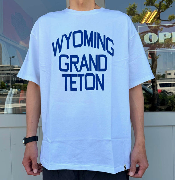 ILL ONE EIGHTY - WYOMING GRAND TETON TEE - WHITE