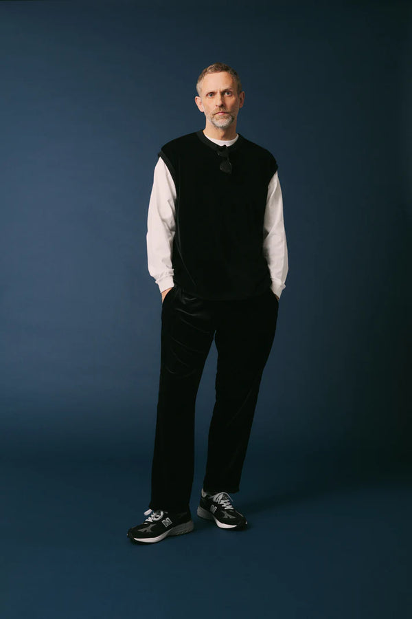 melple - WESTWOOD TRACK PANTS - BLACK
