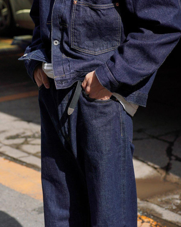 HOUSTON - WWⅡSELVEDGE DENIM PANTS - INDIGO ONE WASH
