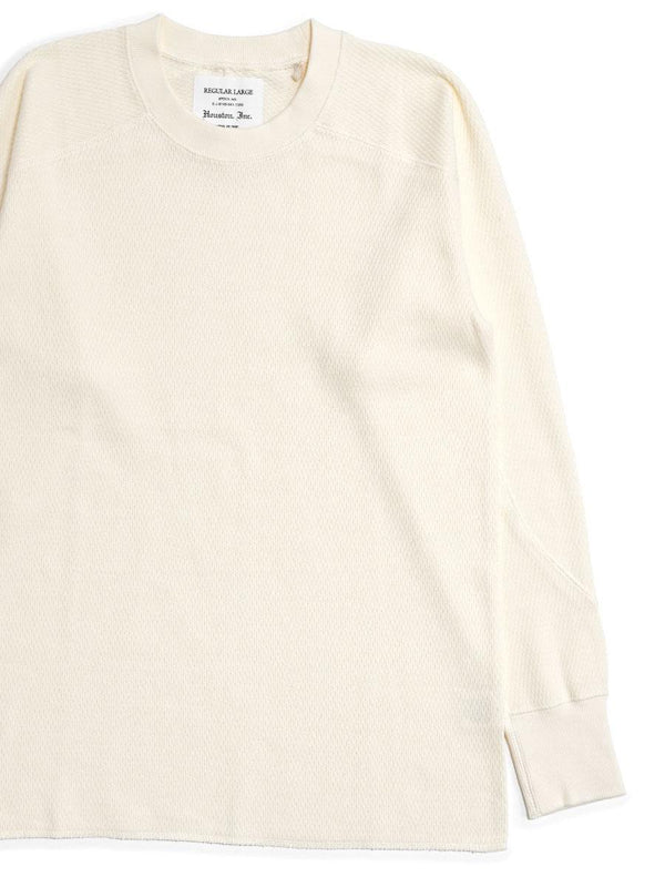 HOUSTON - HEAVY THERMAL C/N TEE - OFF WHITE