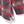 HOUSTON - PRINT FLANNEL O/C SHIRT - RED