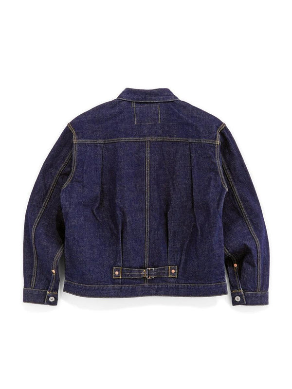 HOUSTON - WWⅡSELVEDGE TRUCKER JACKET - INDIGO ONE WASH