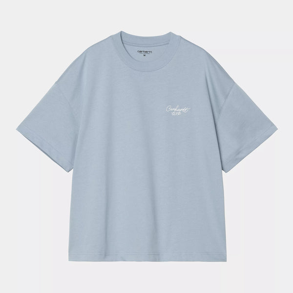 Carhartt WIP - S/S SIGNATURE SCRIPT T-SHIRT - FROSTED BLUE