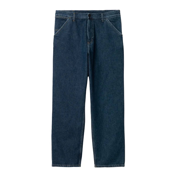 Carhartt WIP - SINGLE KNEE PANT - BLUE STONE WASHED