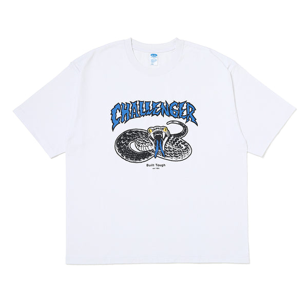 CHALLENGER - PIGMENT SNAKE TEE - WHITE
