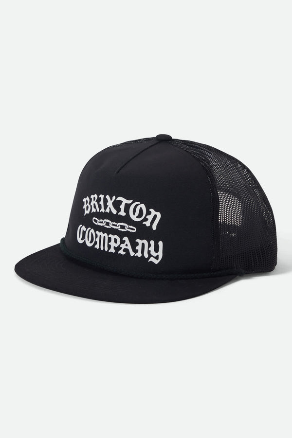 BRIXTON - CHAINS NP MP TRUCKER HAT - BLACK