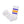 SKATER SOCKS - STRIPE TUBE SOCKS - PURPLE - YELLOW
